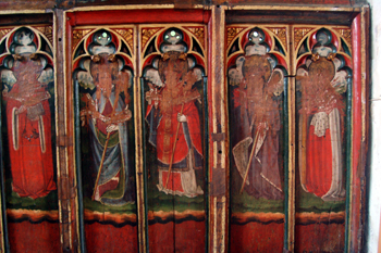The south side lower section of the chancel screen March 2010